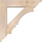 Ekena Millwork Balboa Traditional Smooth Bracket w/ Offset Brace, Douglas Fir, 7 1/2"W x 34"D x 34"H BKT0806X34X34BOA01SDF - alternate 3